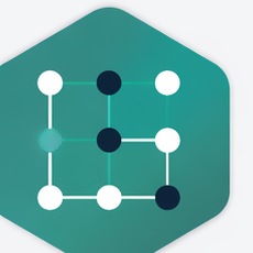 Node Grid concept icon